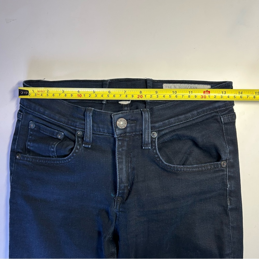 Rag & Bone Coal with Holes Women’s Skinny Jeans. Size 26 - Picture 13 of 16